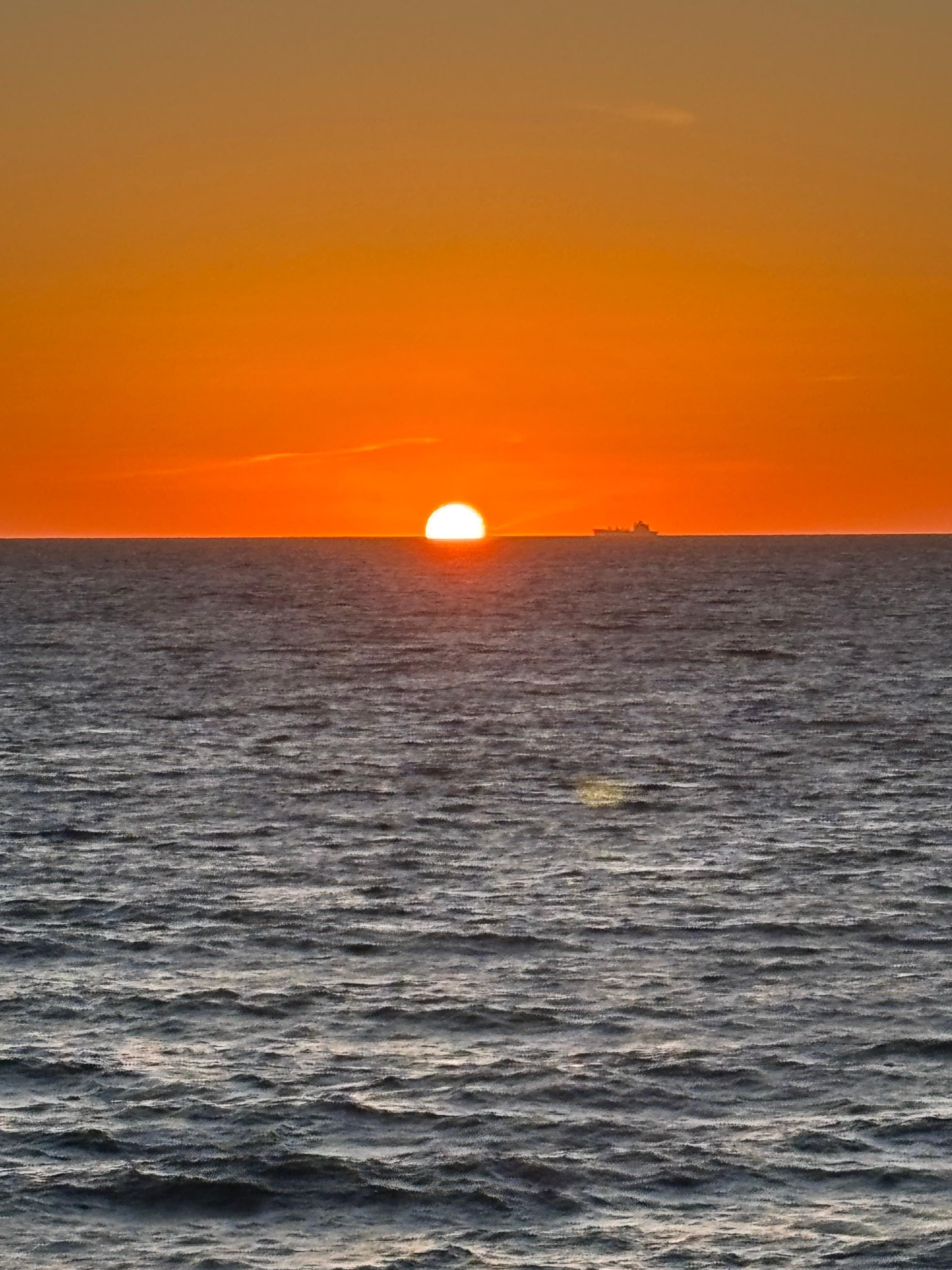 Right after in front on the balcony 