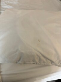 Dirty pillow case