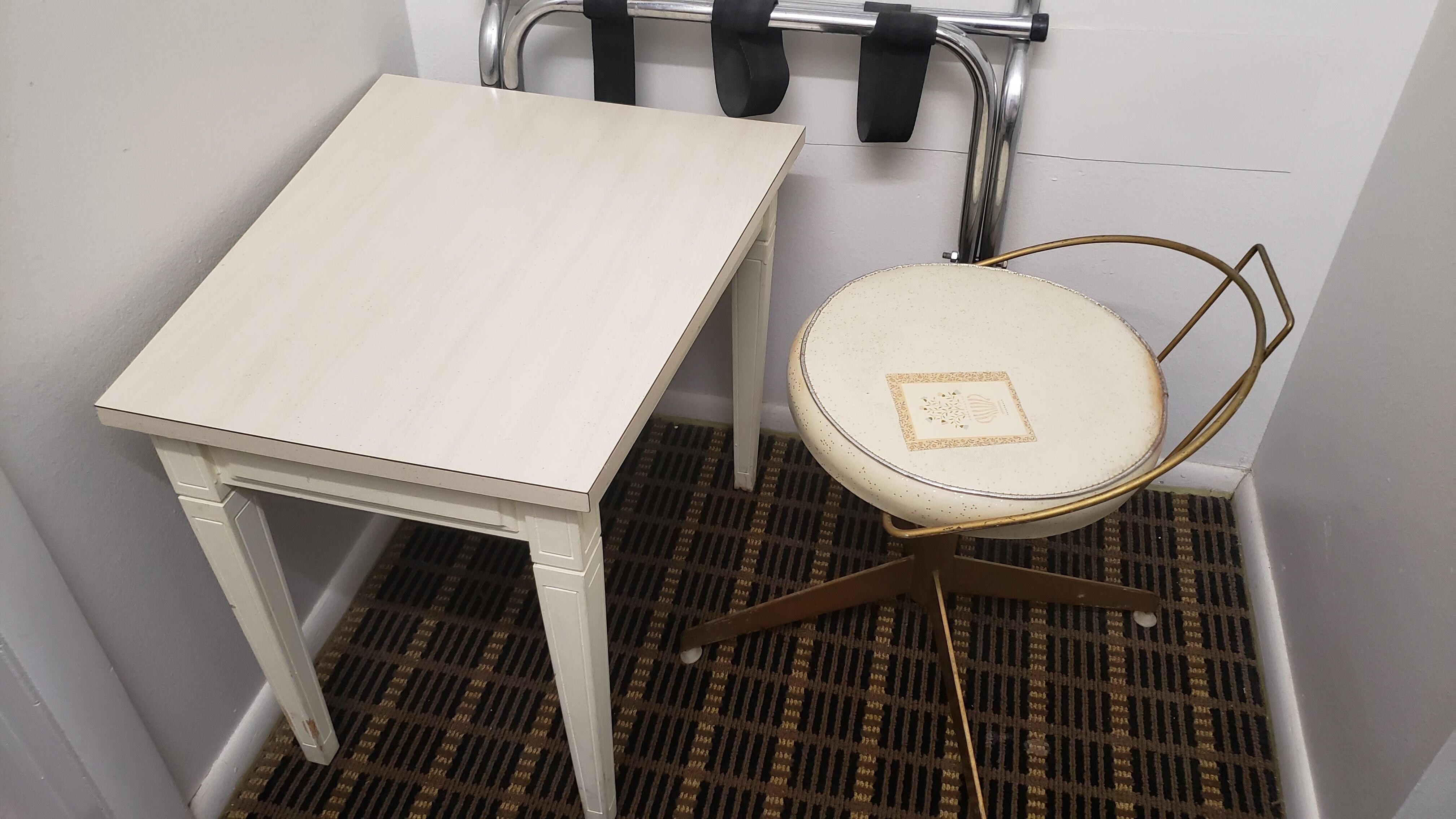 Furnished with vintage furniture