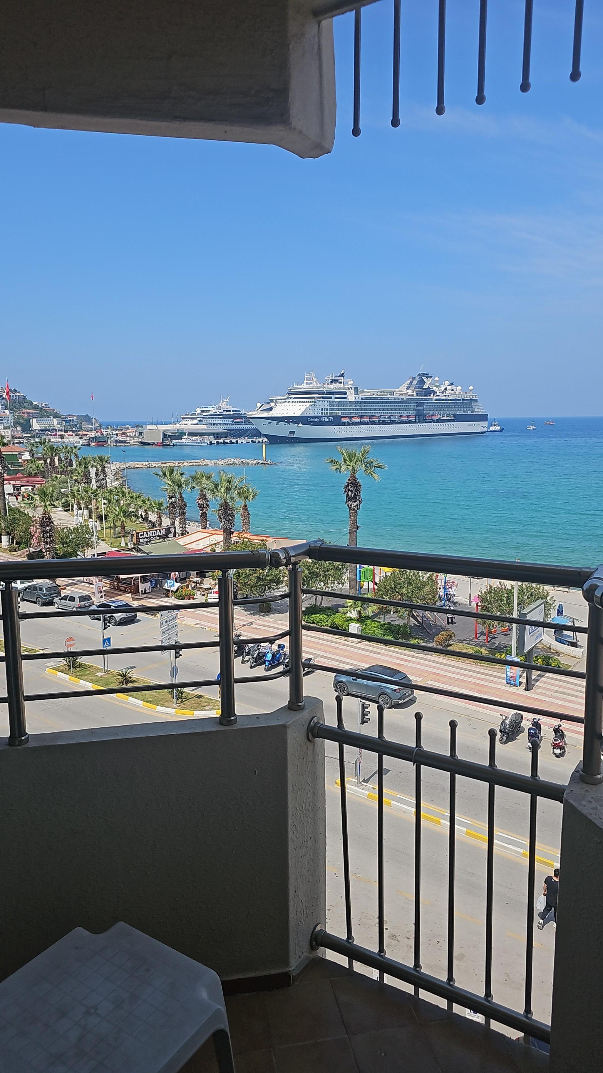 View from my balcony room 316