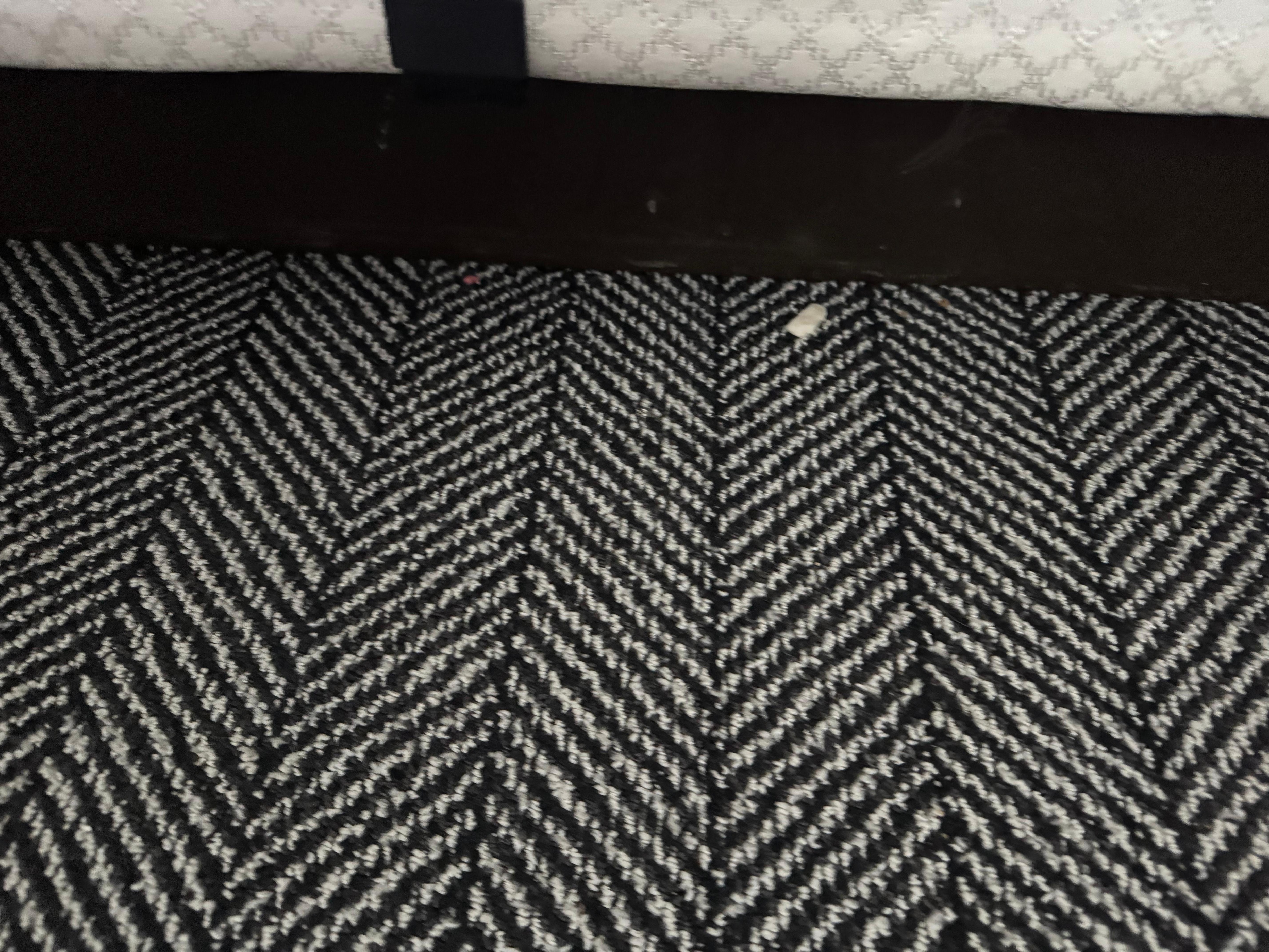 I believe this is the hallway it never did get cleaned, and that funny part of it is housekeeping was leaving the room next to me after hanging out and laughing loudly for a while, and I saw them pushing a vacuum down the hallway, not in use.