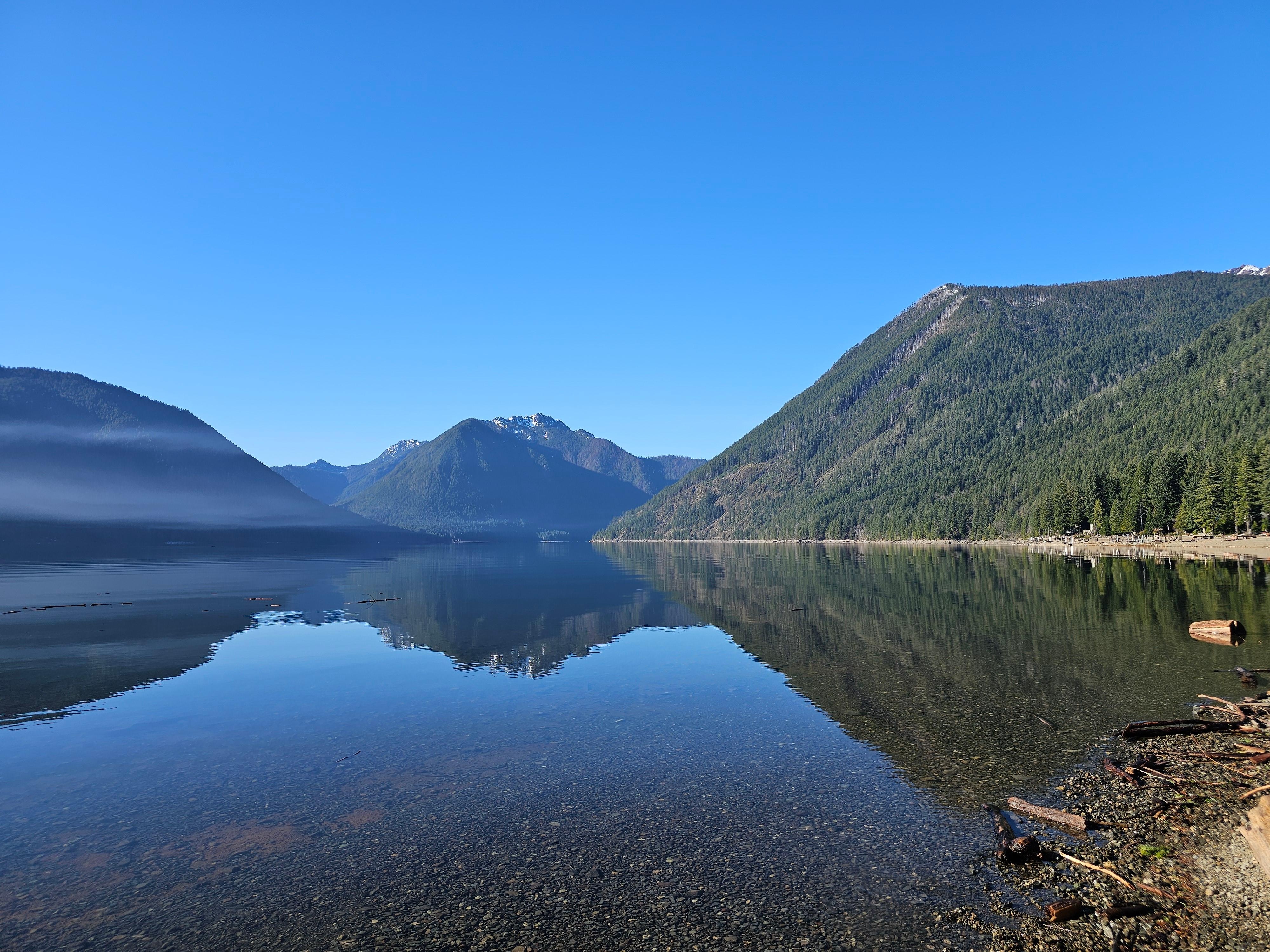 A beautiful morning at one of the many private parks you get access to