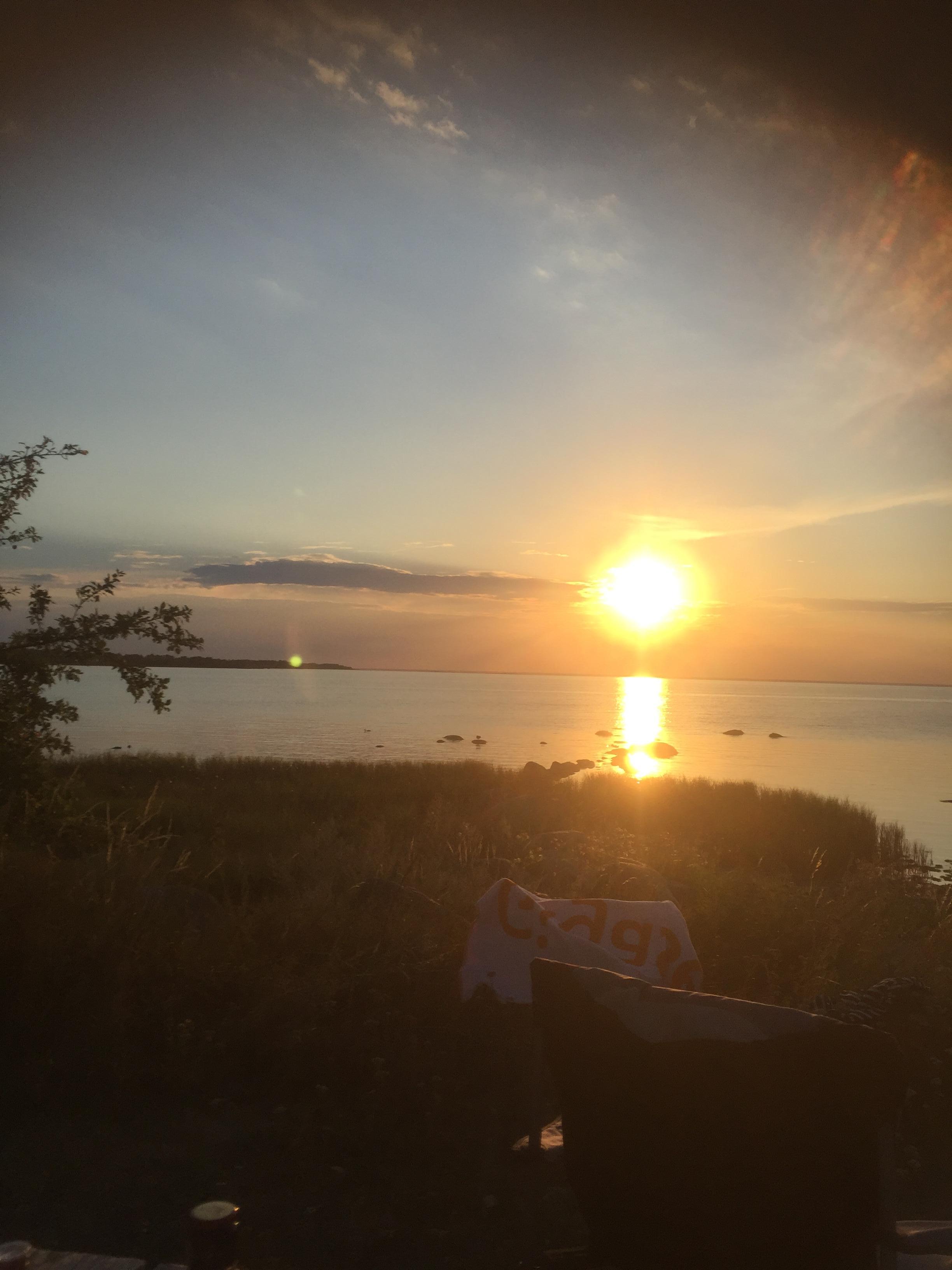 Underbar solnedgång