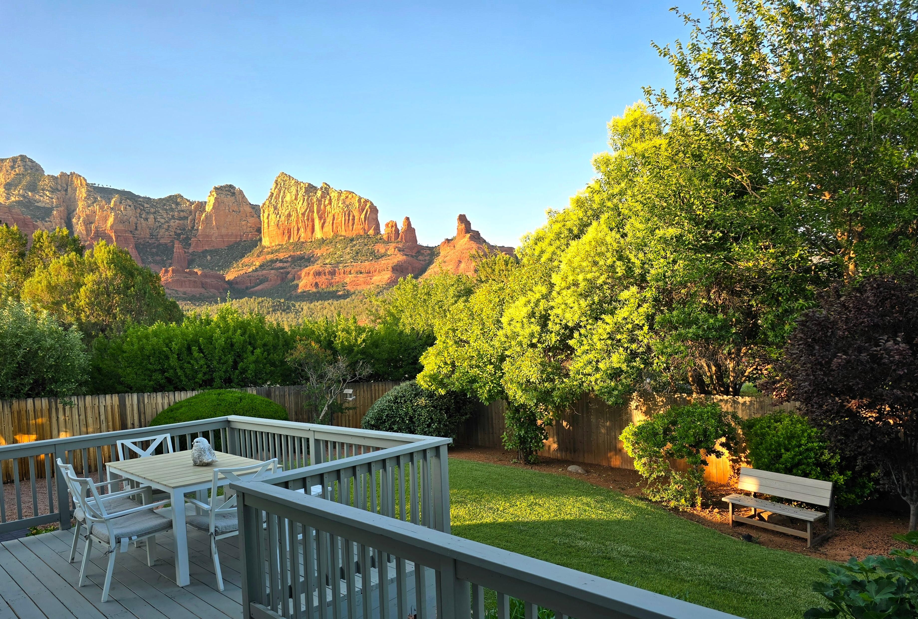 View from back deck