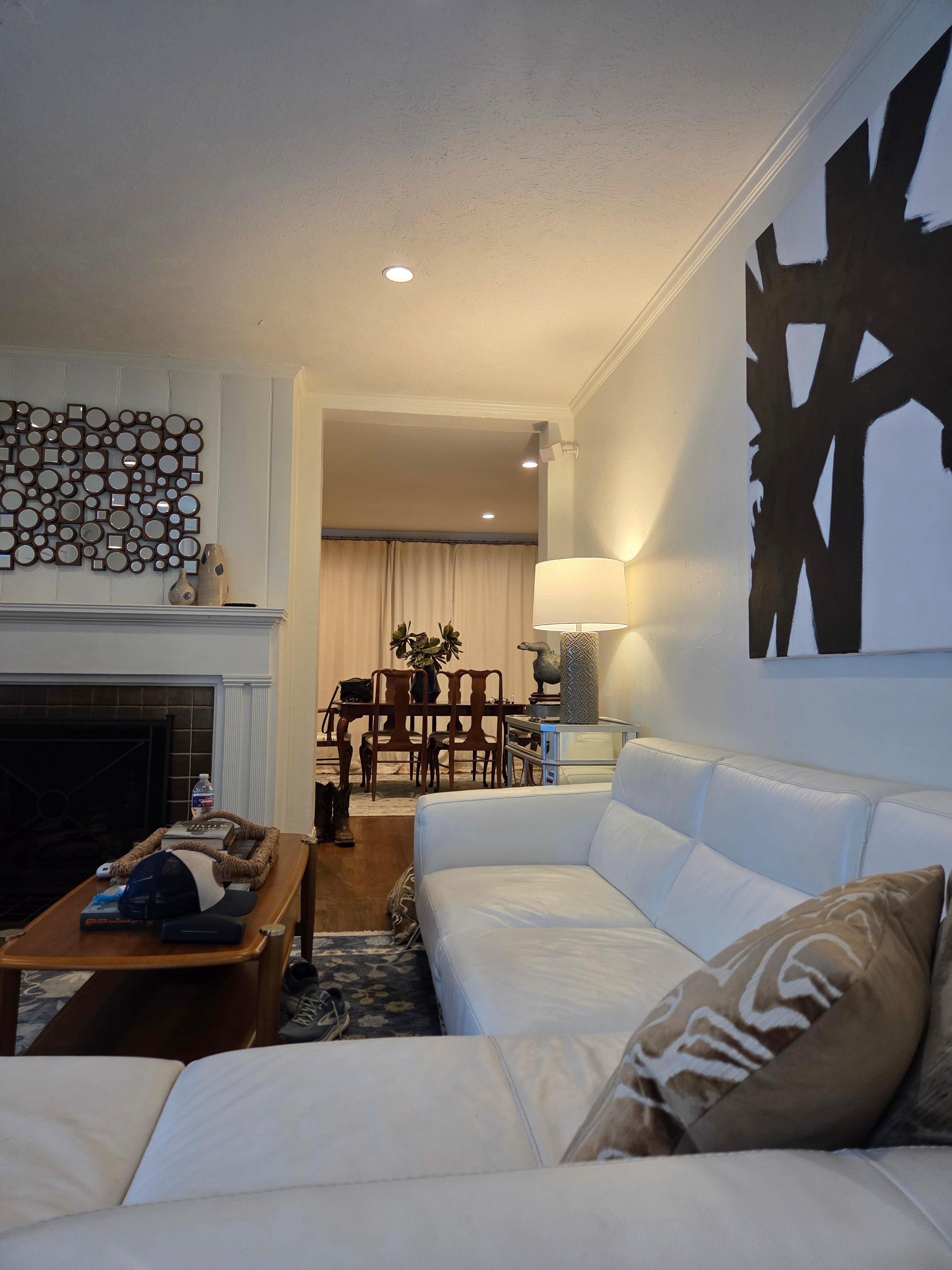 Living room looking into diningroom.