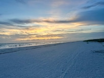 Sunset on the beach
