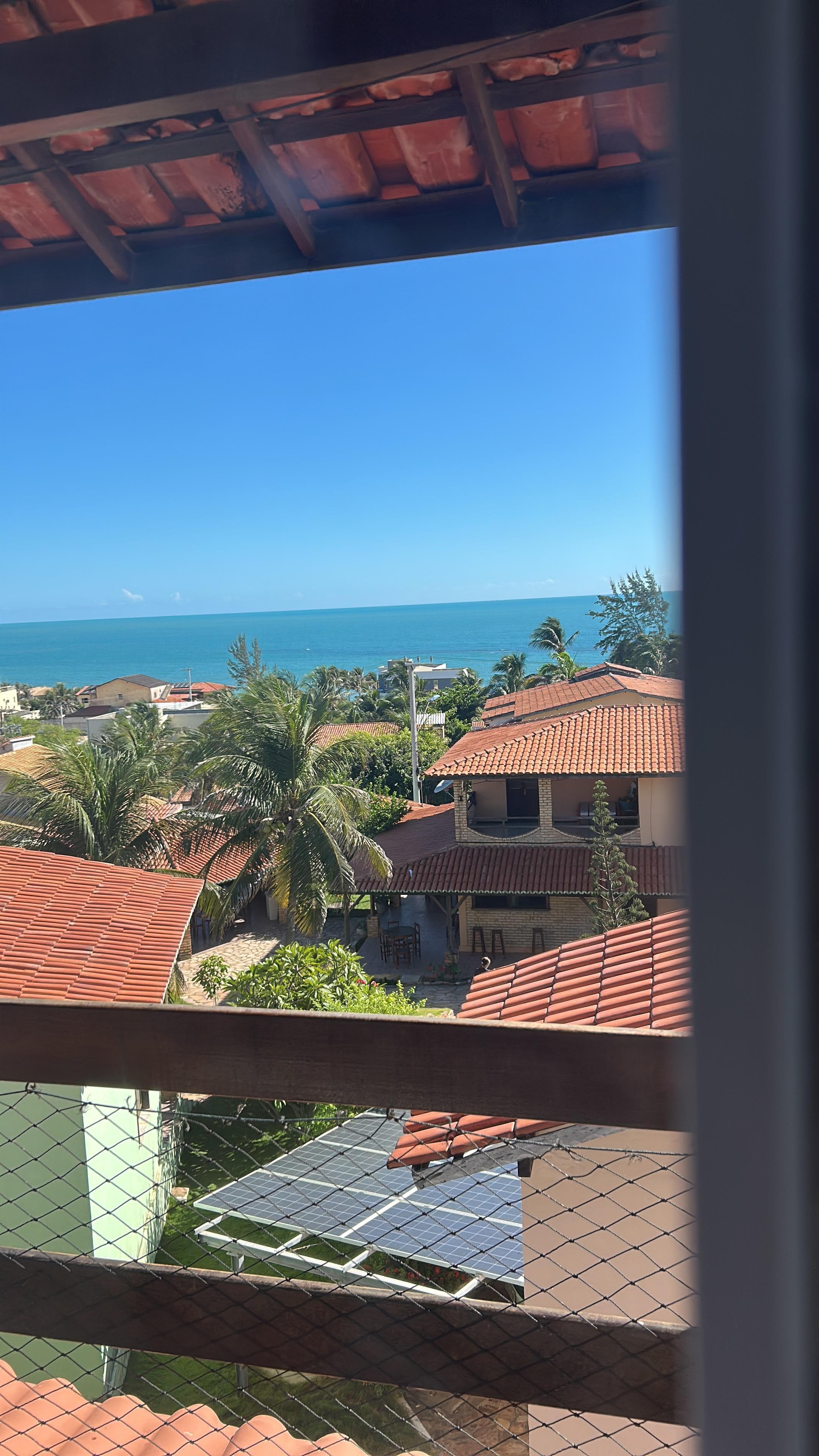 Vista praia pela manhã 