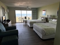 Plenty of room; great view of beach