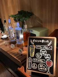 ウェルカムドリンクにカクテルが。