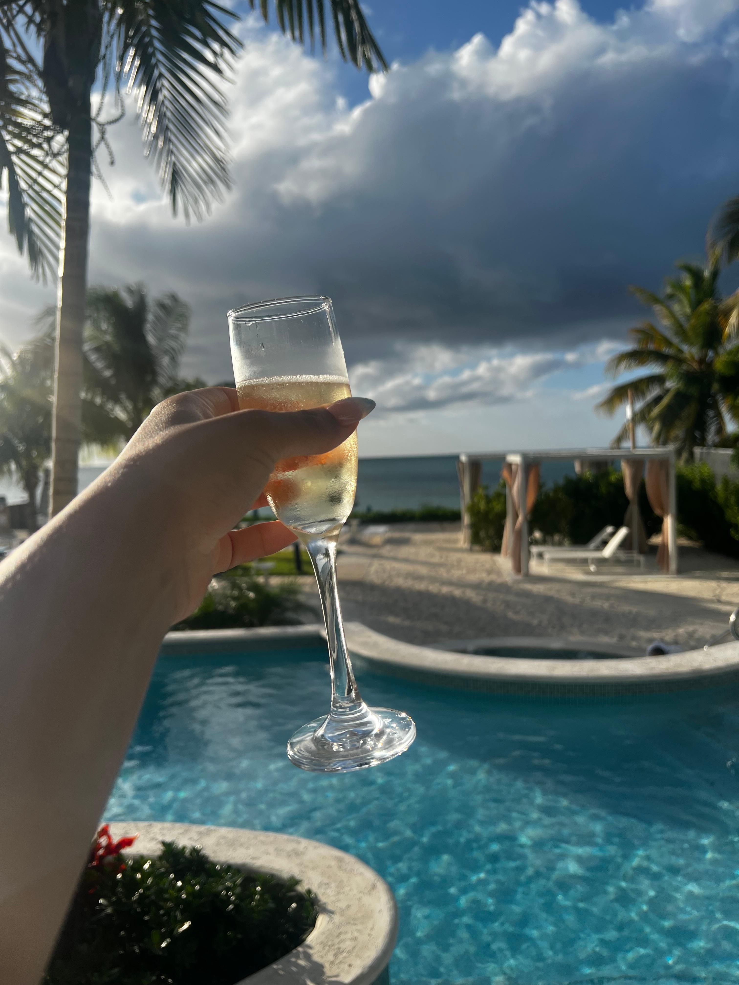 Pool access, beachfront suite