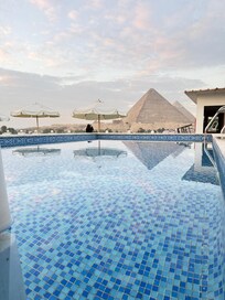 Vue depuis la piscine