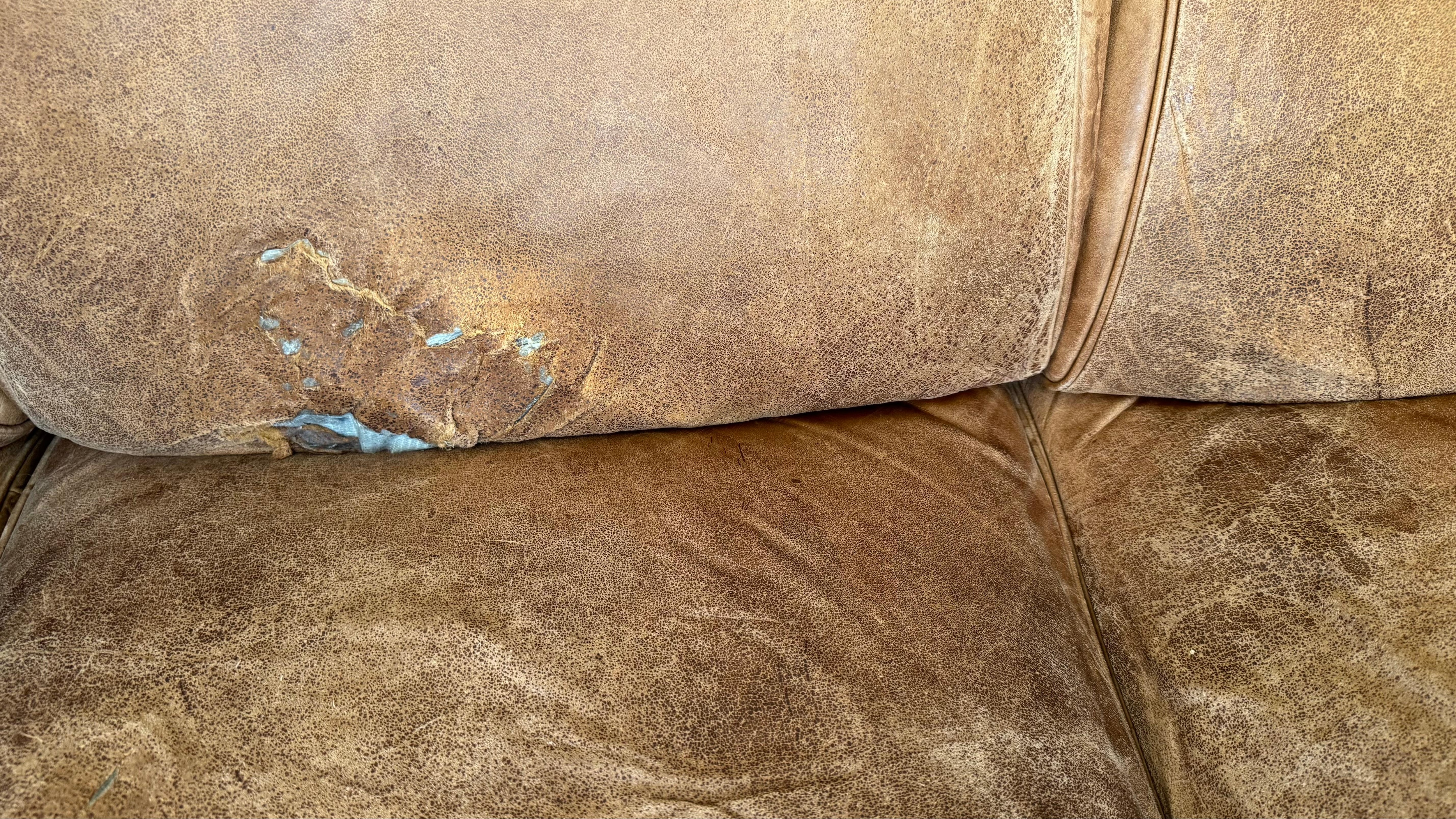 Much of the furniture is crumbling, coming apart