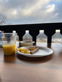 Breakfast with a view!