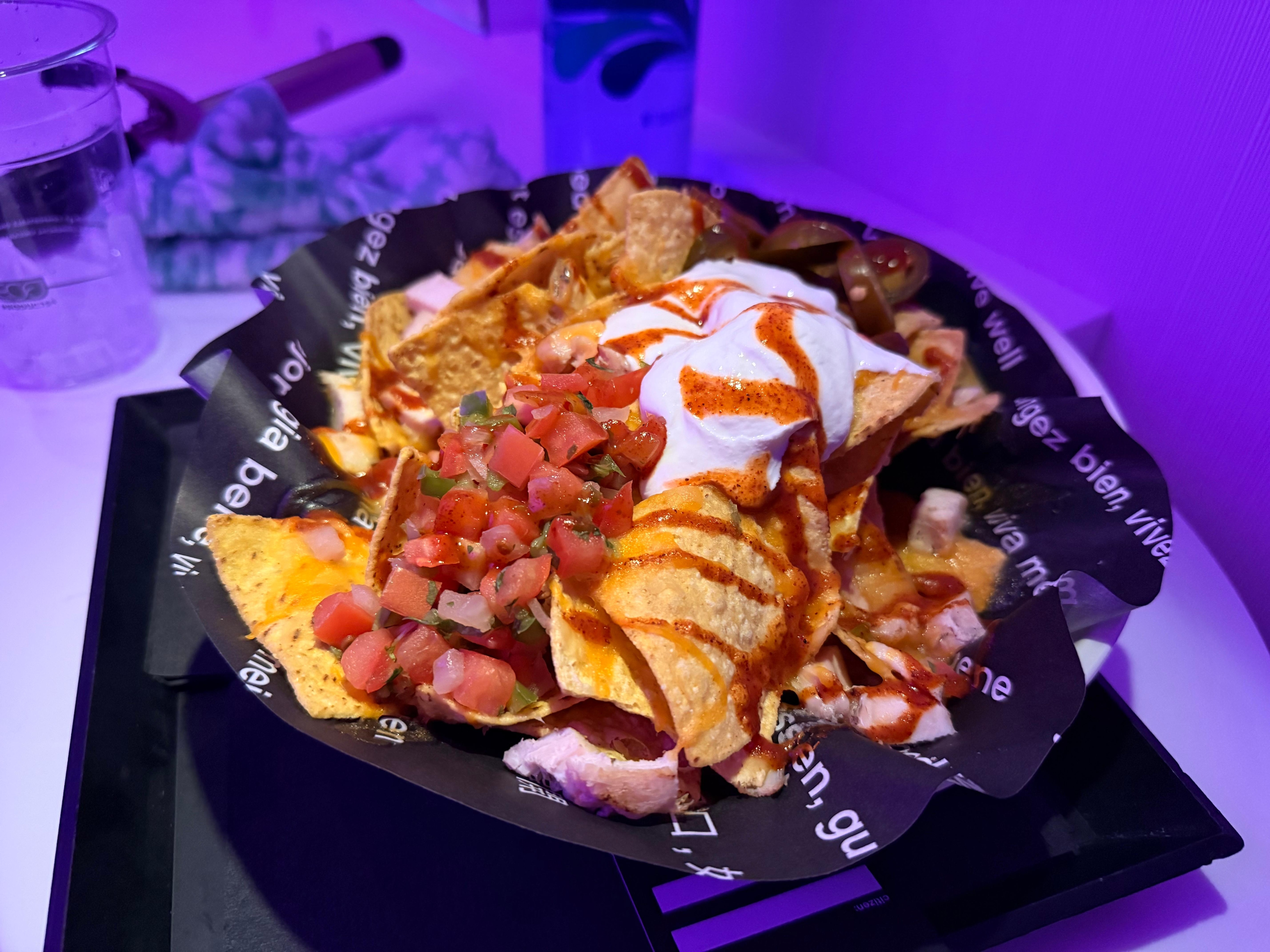 Love the chicken nachos 
