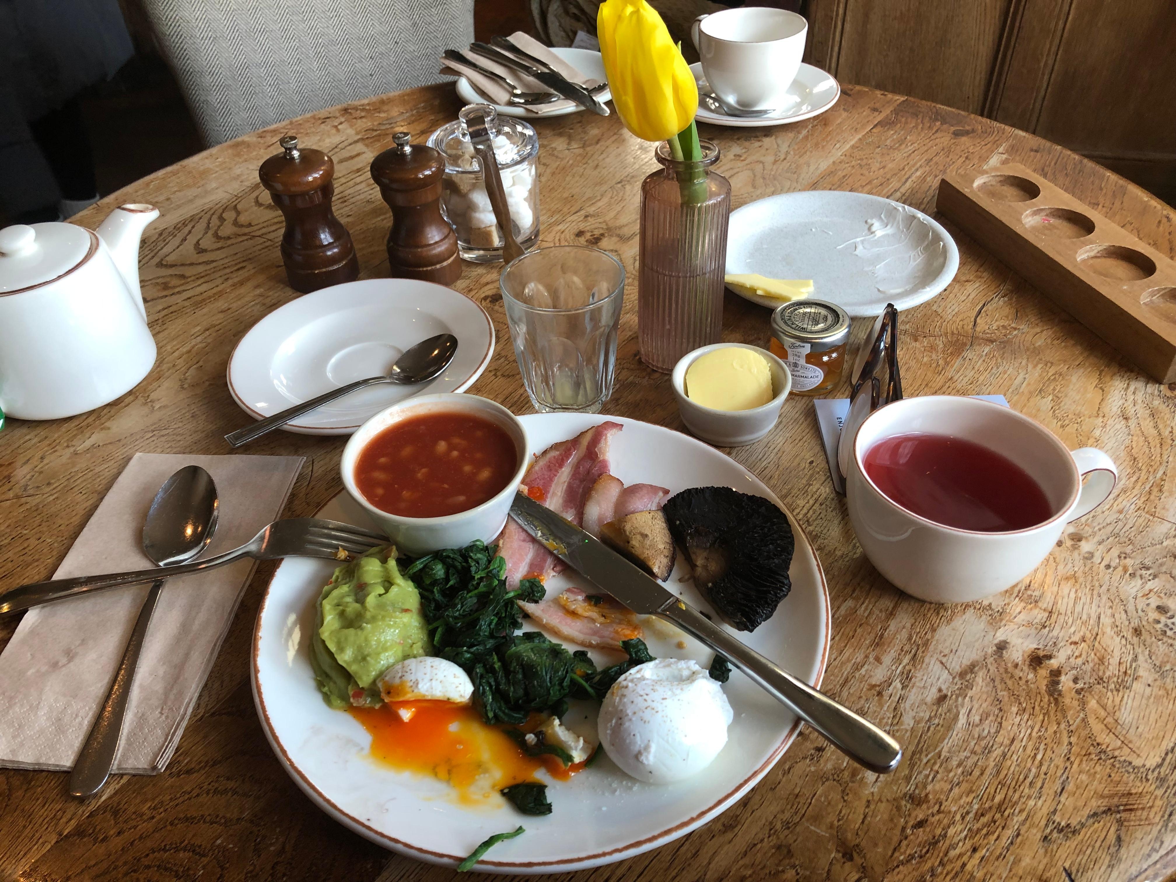 Amazing breakfast spread 