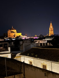 Nighttime view from terrace