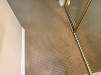 Carpet not cleaned and. Appears extruold