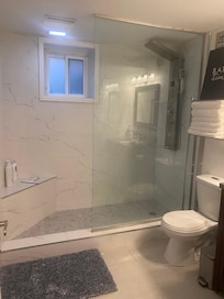 Downstairs shower - very relaxing