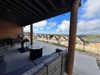 Back porch overlooking the lake.