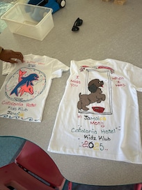 Kids club shirt coloring