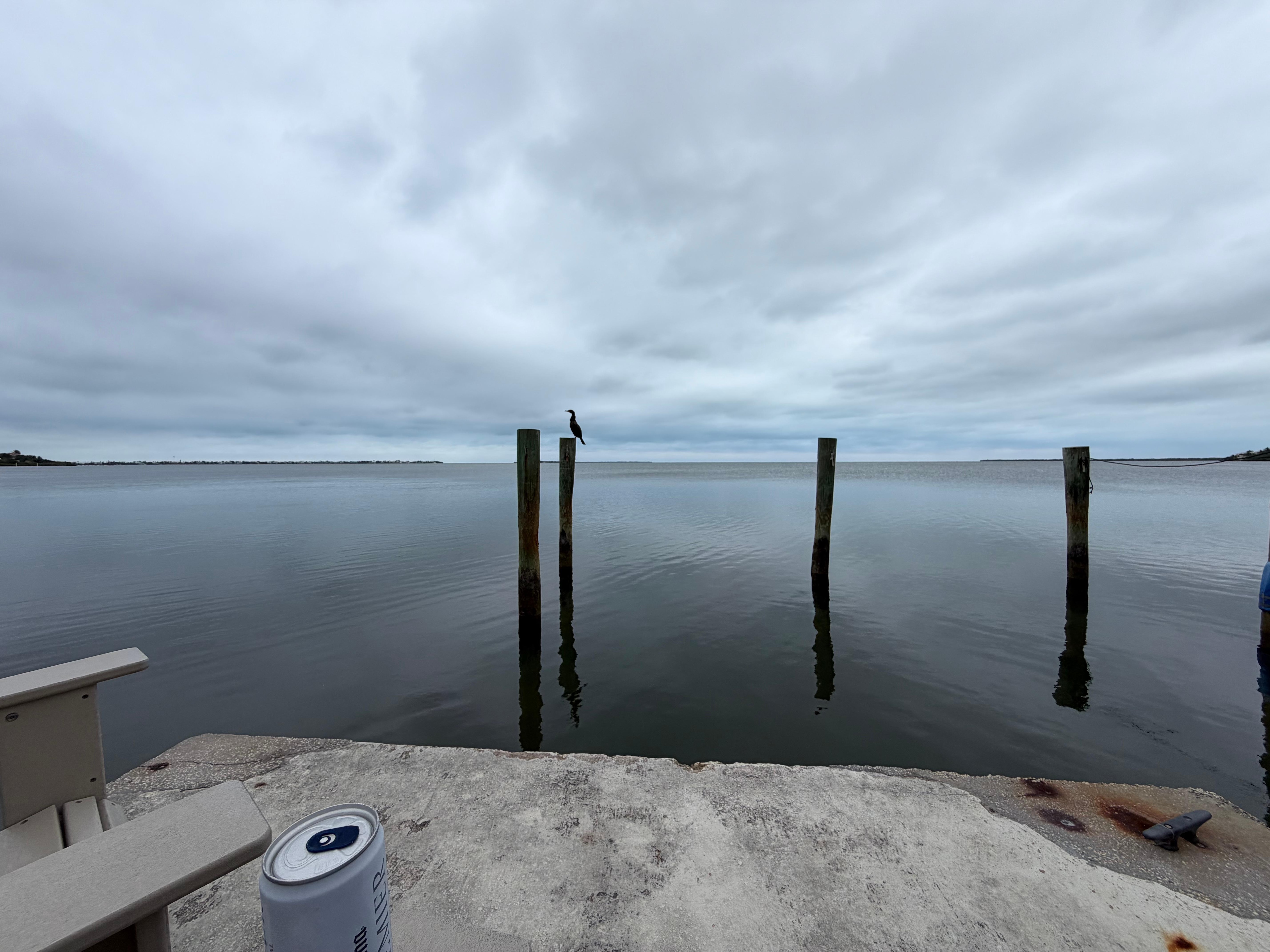View from the boat dock