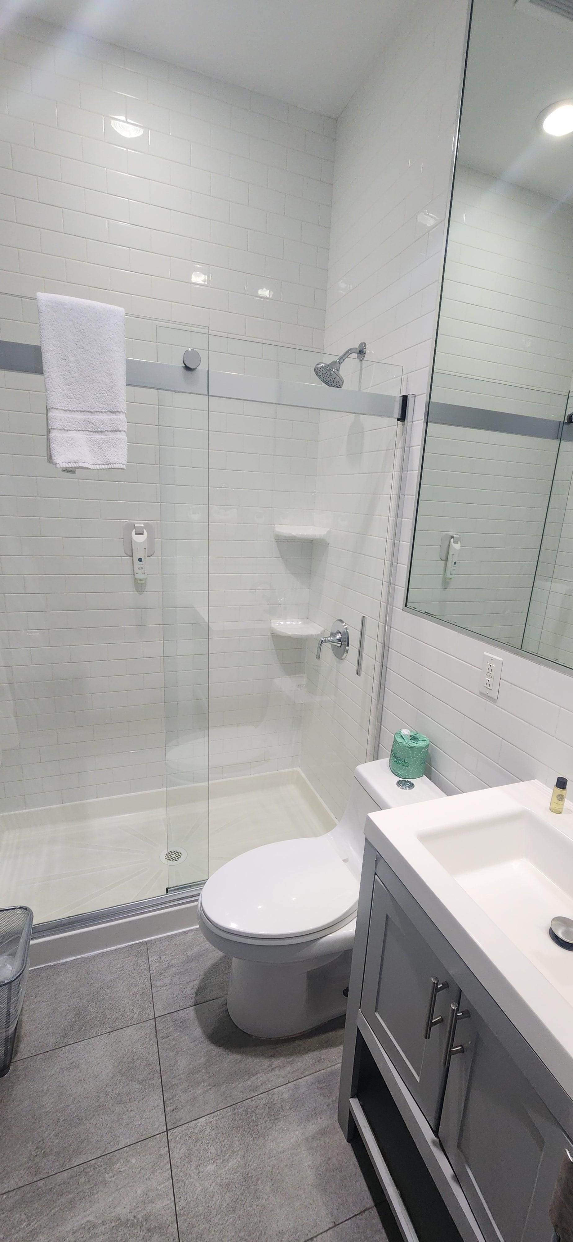 Bathroom was at least new and best part of the stay.