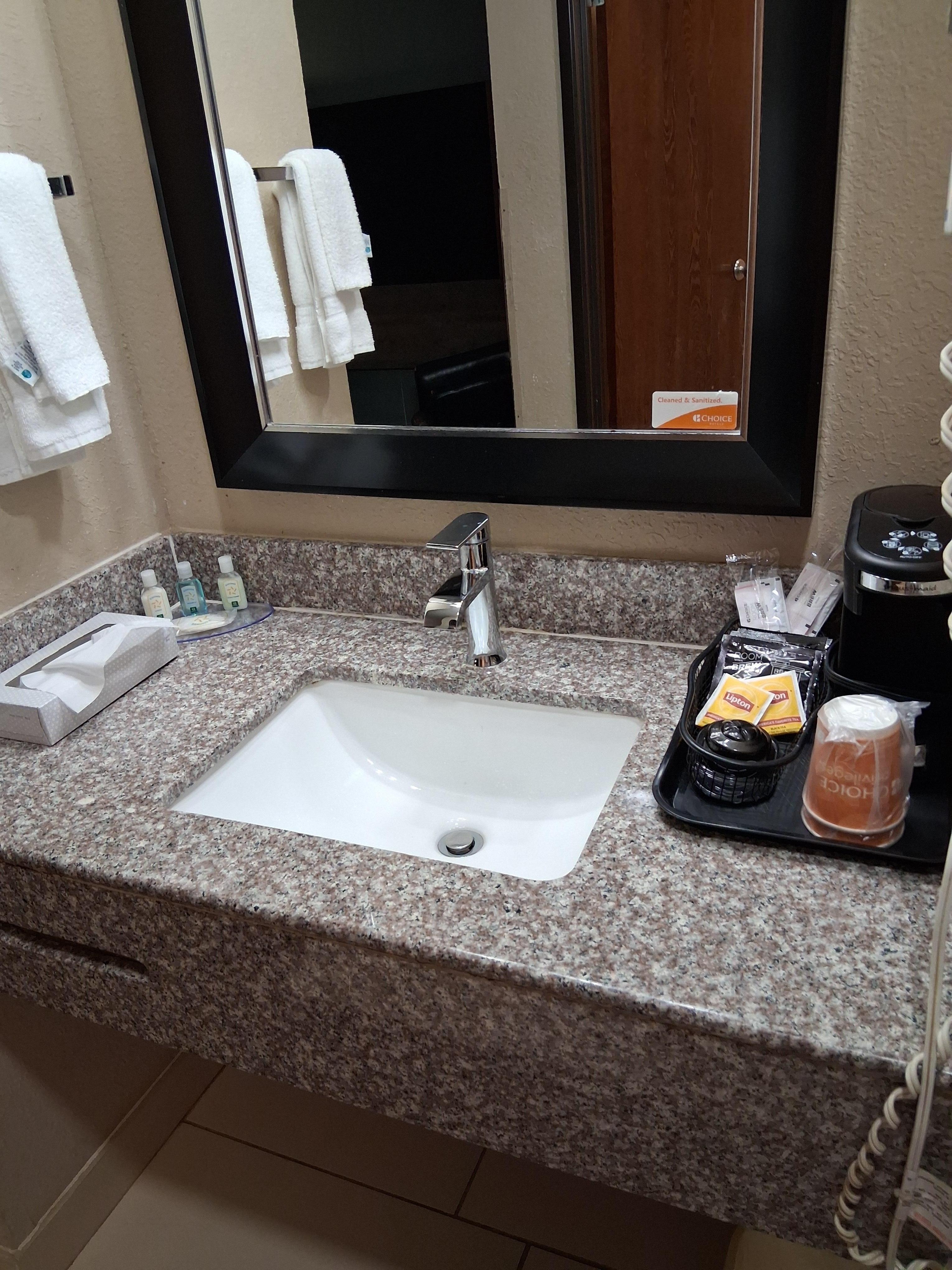 Everything is very clean 