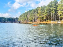 Gorgeous views while out on complimentary canoes