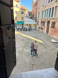 View of Campo San Maurizio from the living room