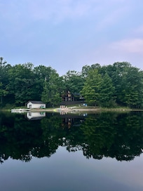 View of the house from the water