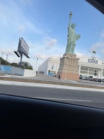 Their own personal Statue of Liberty