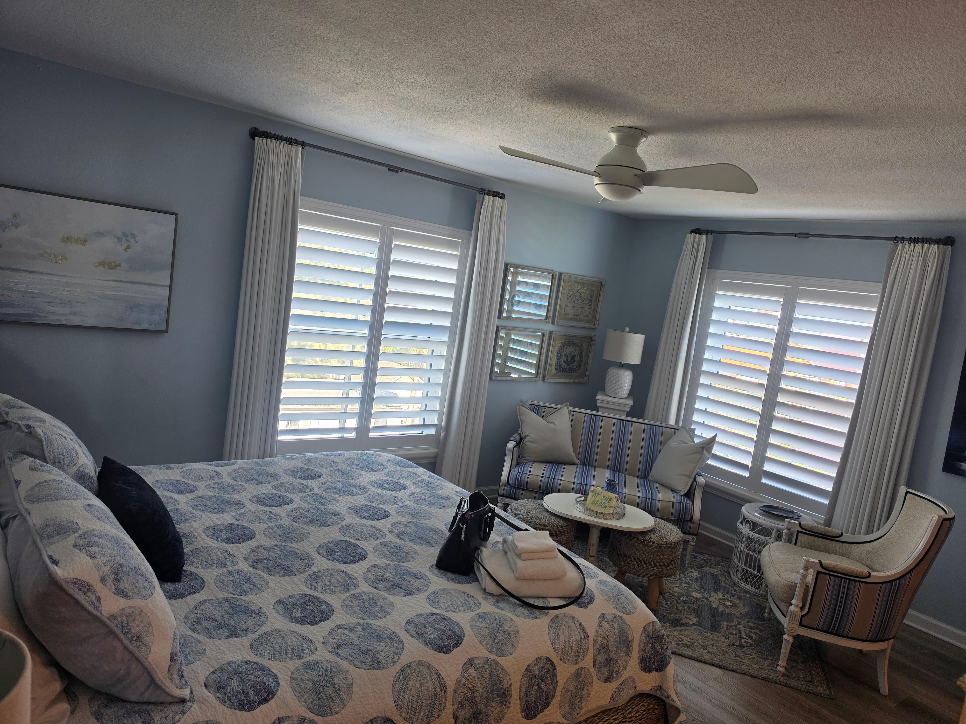 Spacious and beautiful rooms.