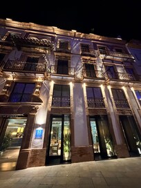 Night view of the hotel