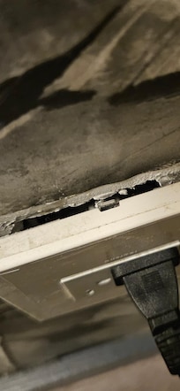 The outlet hanging on
