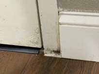 Room 249 bathroom baseboard