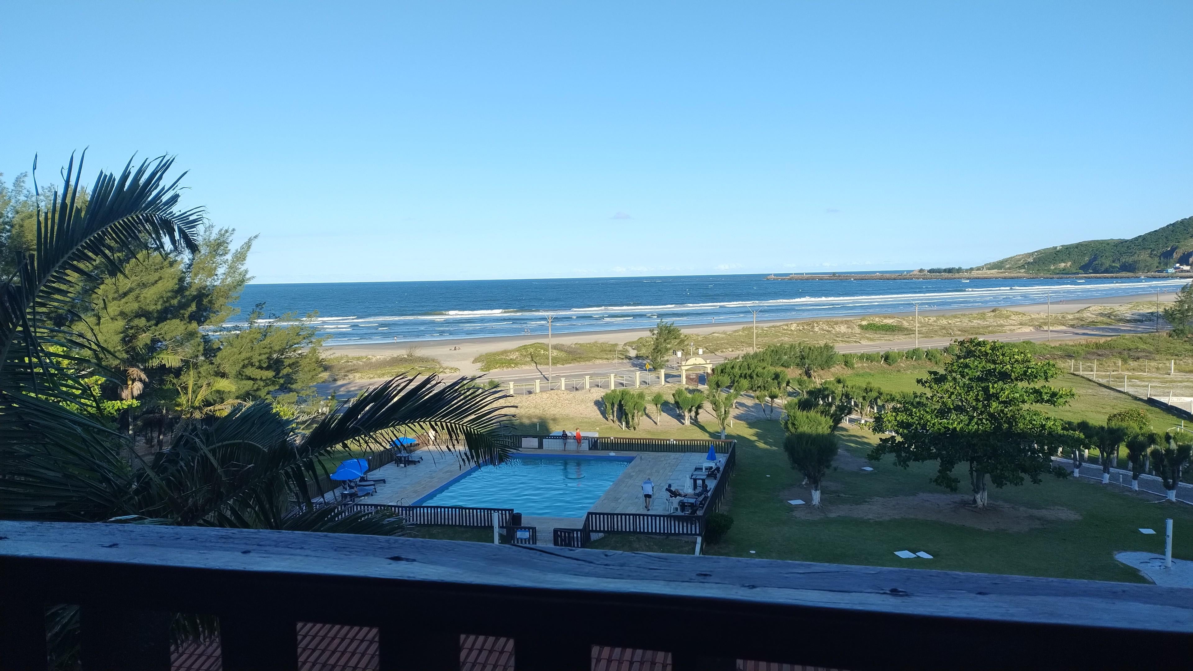 Vista da sacada mar