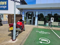 Easy enough to park and lock my bike