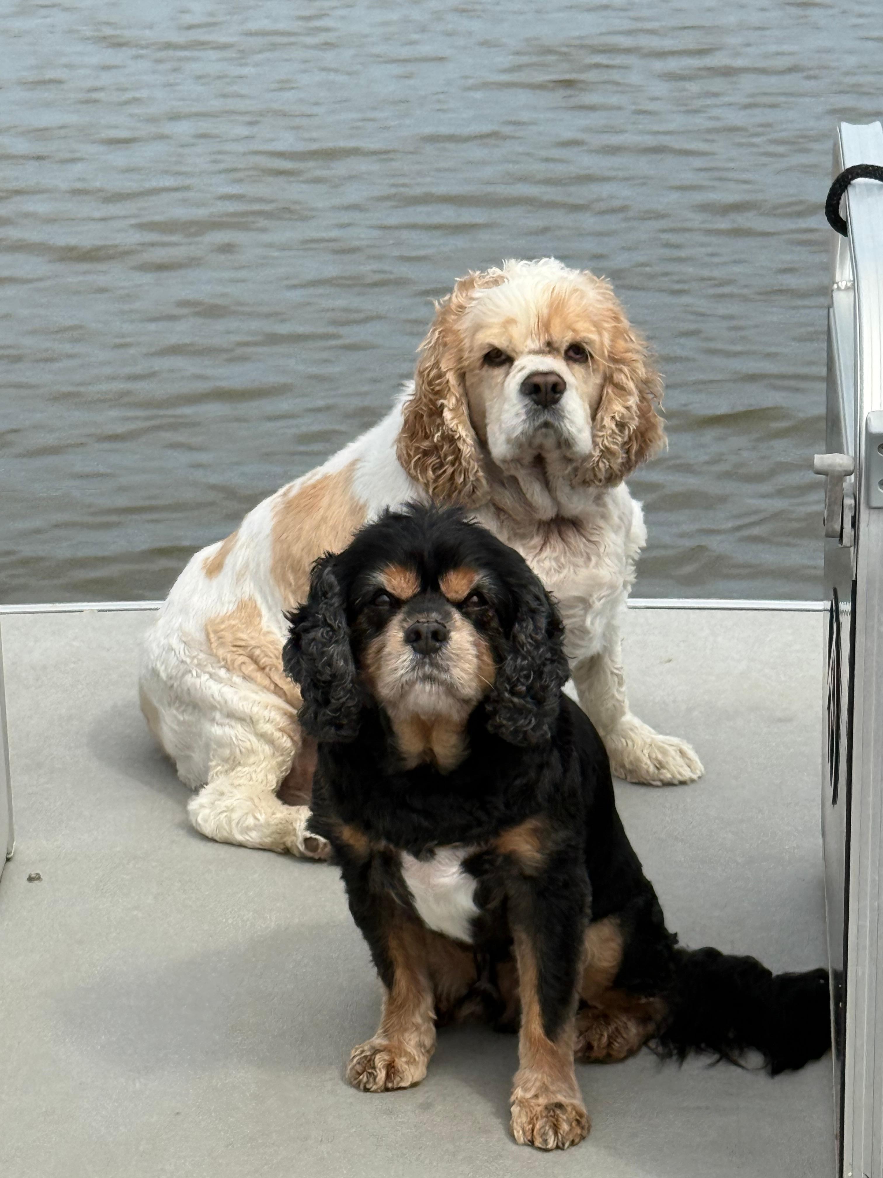 The boat captain and his first mate!