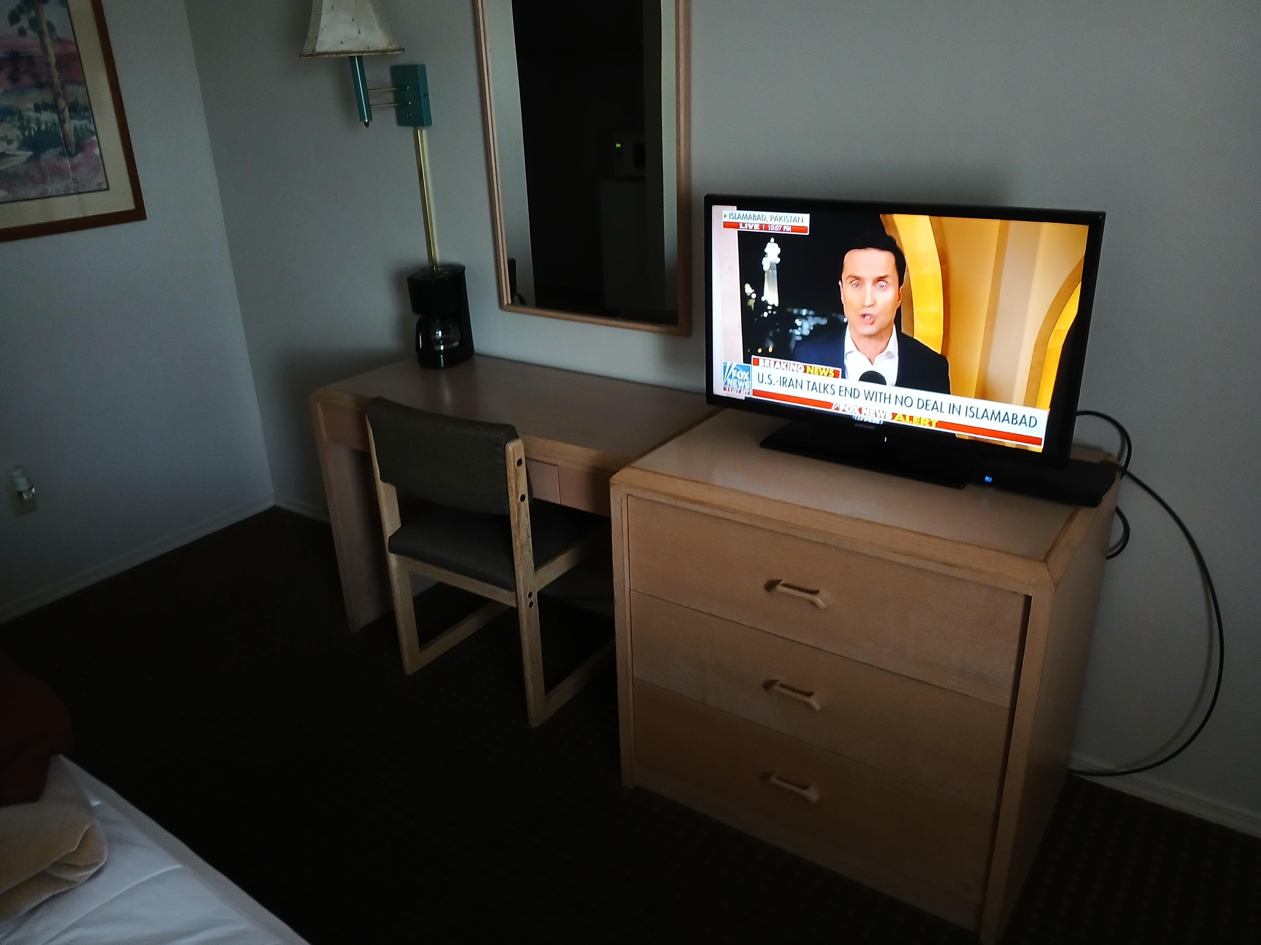 TV new with great reception 