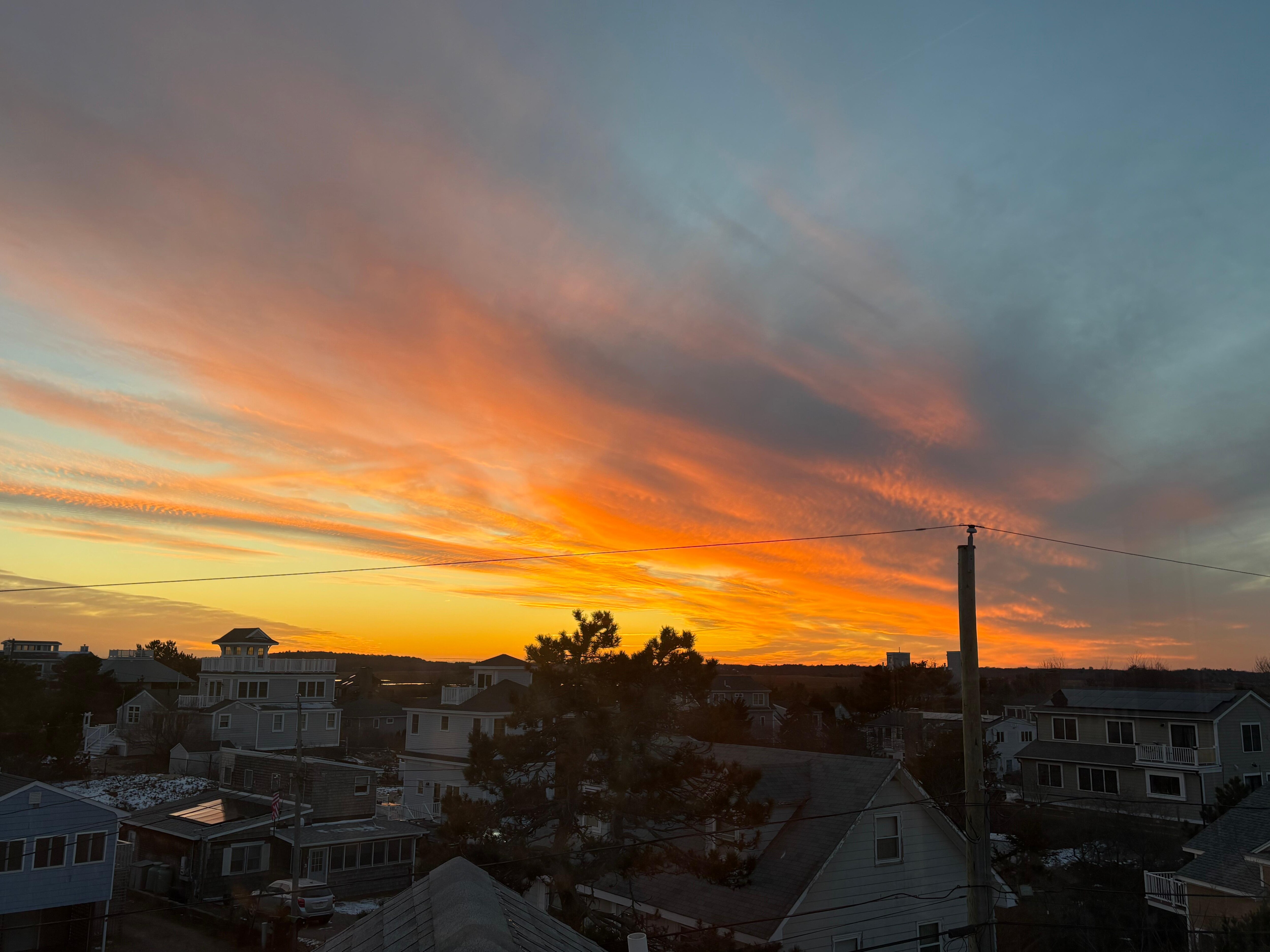 Taken from the crows nest the first night. 