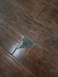 Another example of damaged floors.
