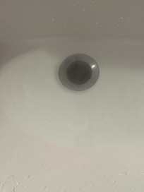 Very slow draining bathroom sink.