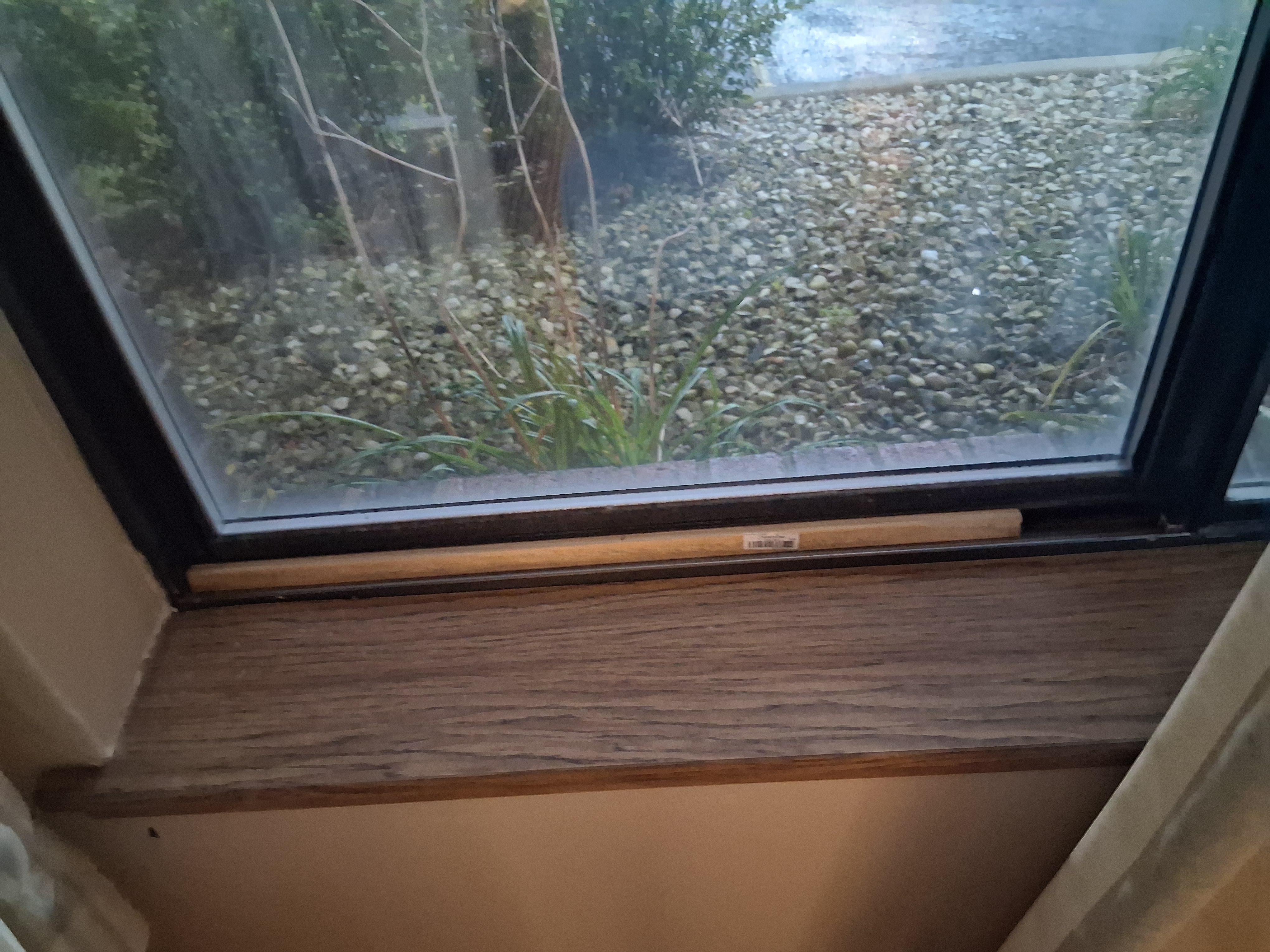 Placed stick here to secure my room. 