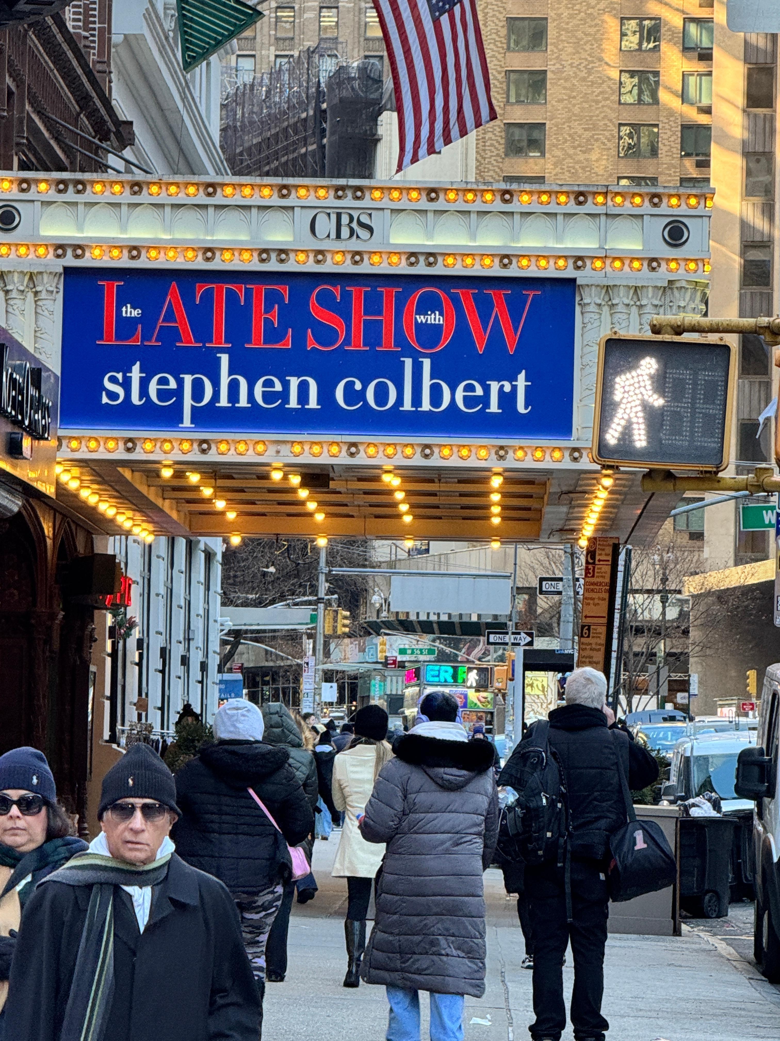 Down the street from the hotel