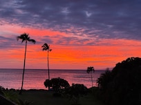 Our first night sunset