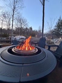 Fire pit area very nice