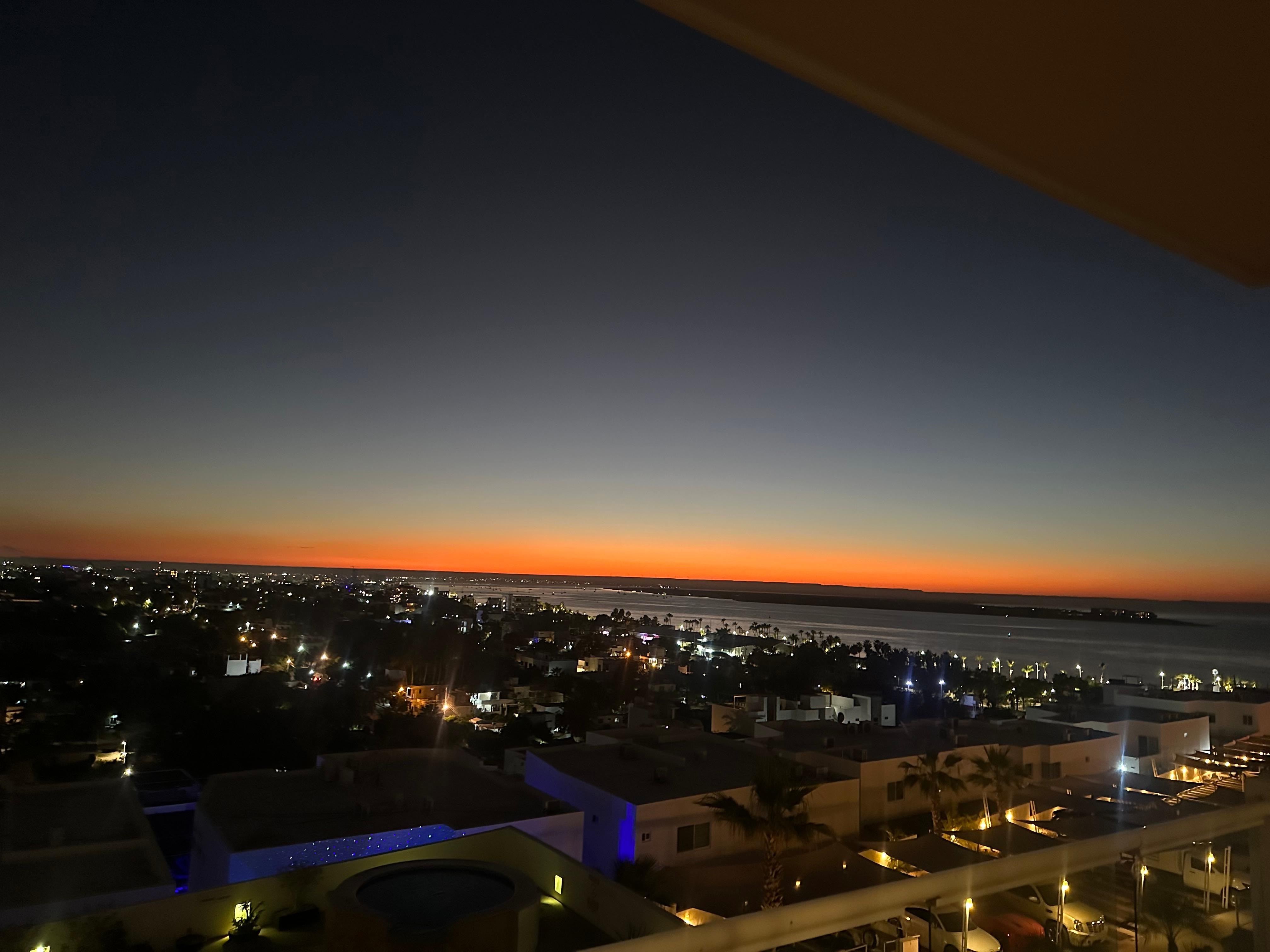 La vista es espectacular a todas horas 