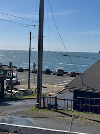 View from the parking area