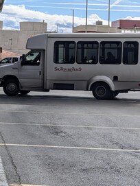 Shuttle bus - driver was cool