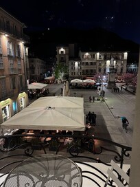 Night view from living room.